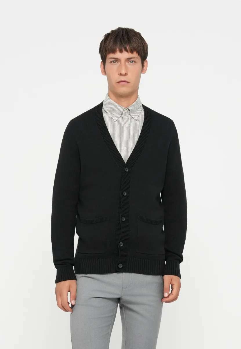ONSALEC CARDIGAN - Strickjacke - black