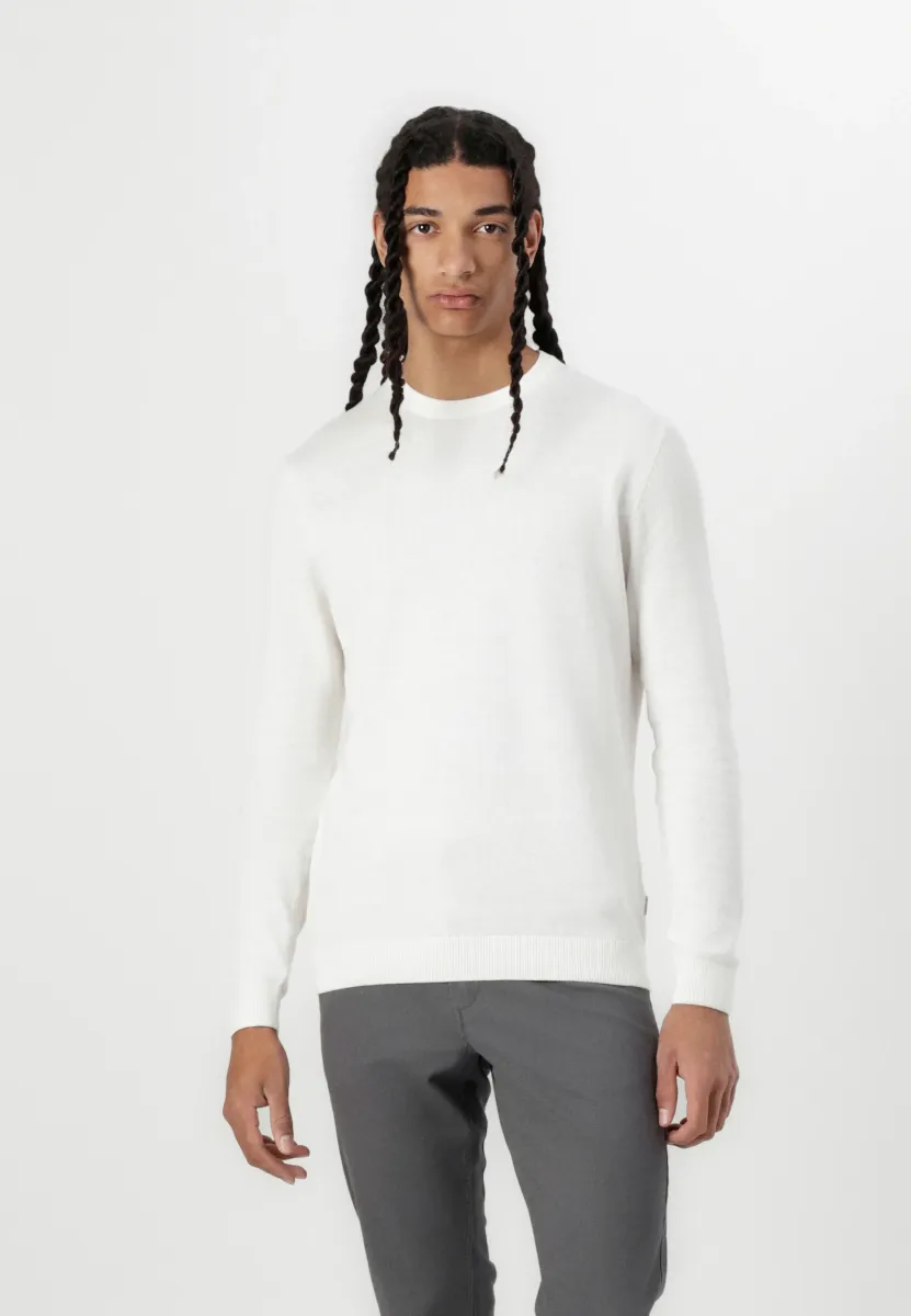 ONSALEX CREW NECK - Strickpullover - egret