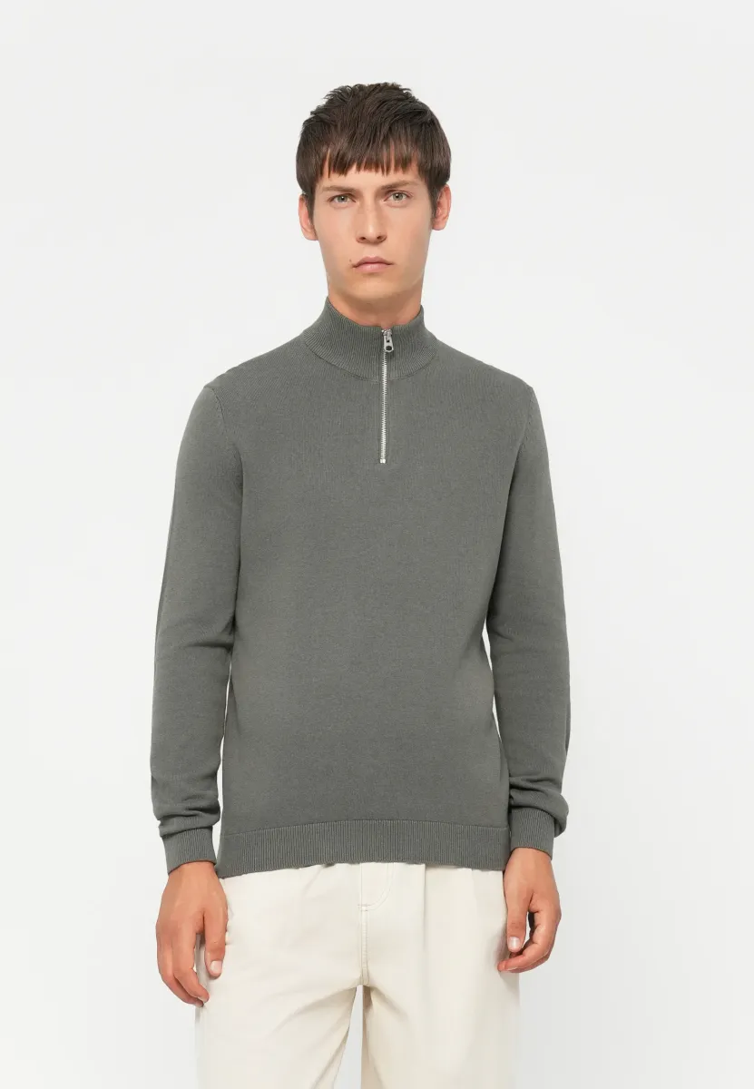 ONSALEX HALF ZIP - Strickpullover - castor gray