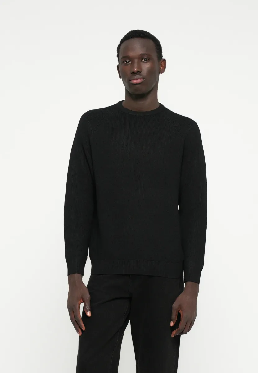 ONSALFI CREW CAMP - Strickpullover - black