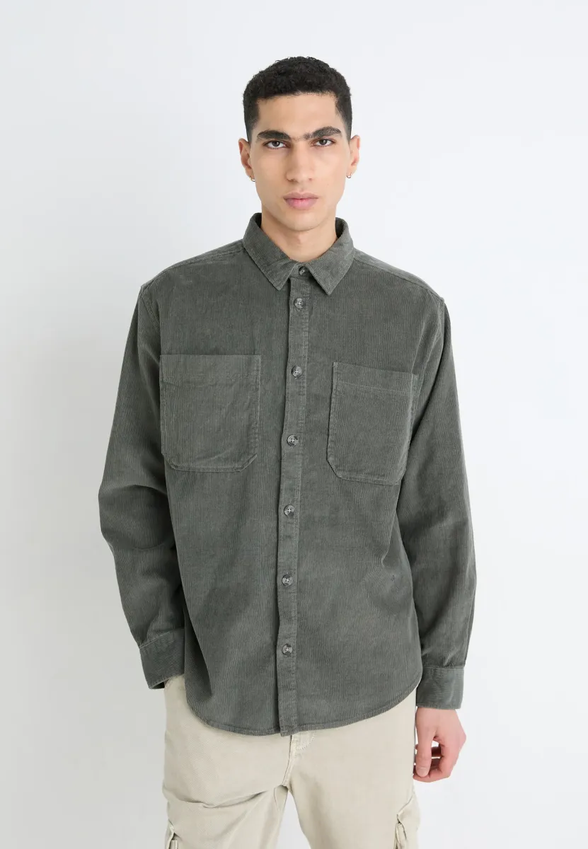 ONSALP RLX 2PKT WASHD LS NOOS - Hemd - castor gray