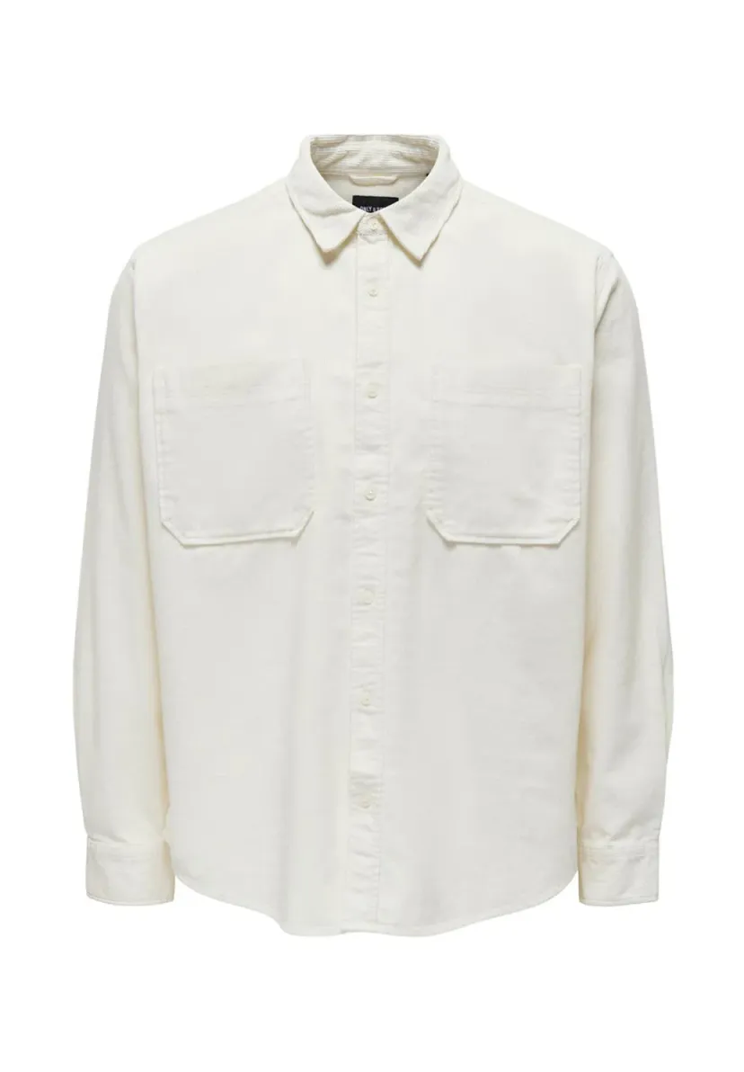 ONSALP RLX 2PKT WASHD LS NOOS - Hemd - cloud dancer