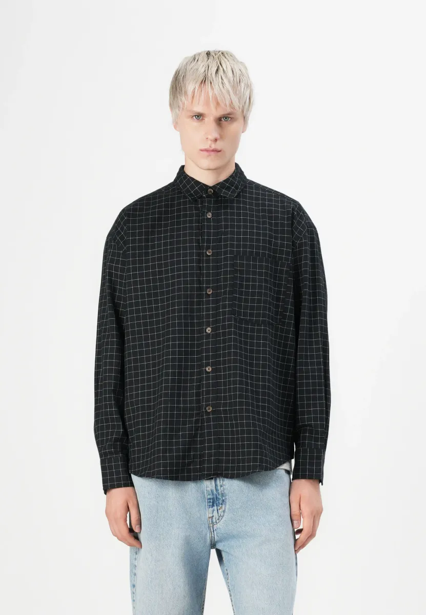 ONSBARNEY CHECK - Hemd - jet black