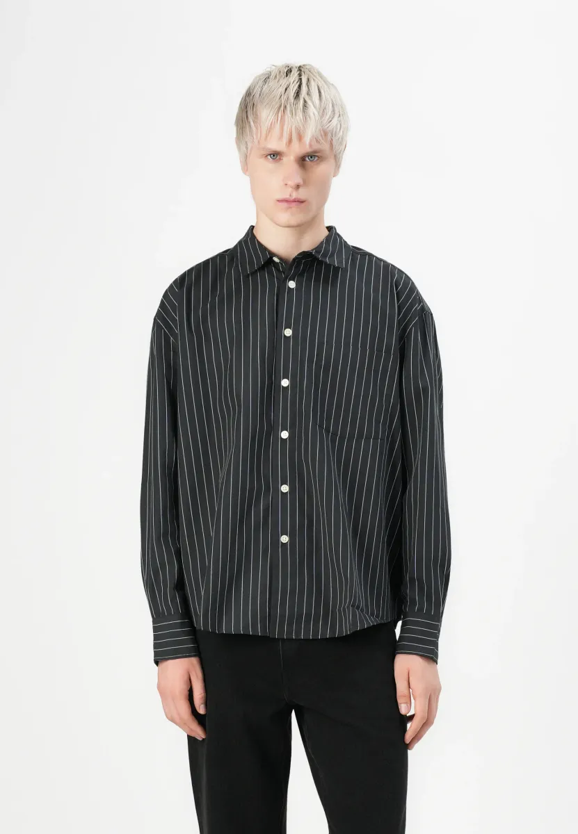 ONSBARRY STRIPE - Hemd - jet black