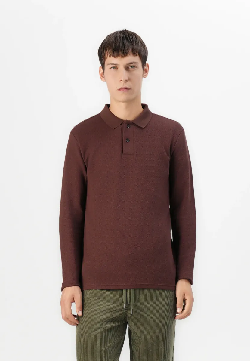 ONSBEN - Langarmshirt - deep mahogany