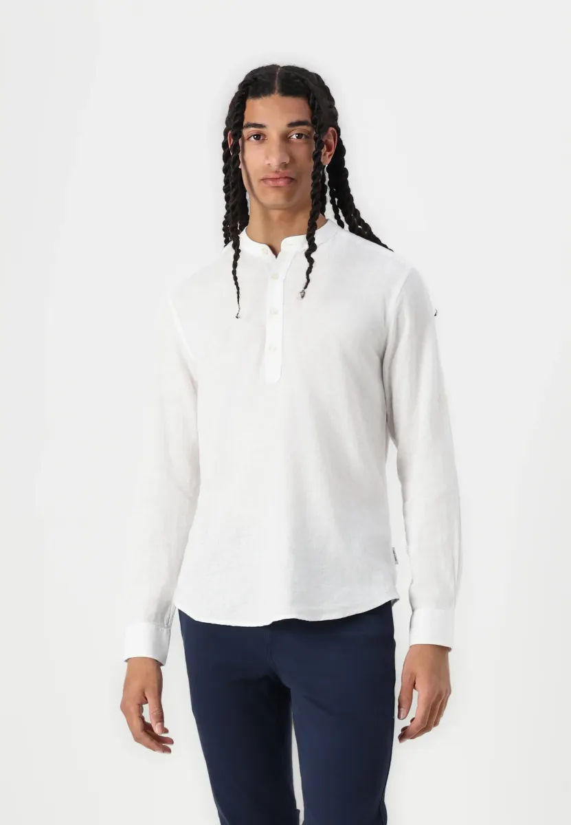 ONSCAIDEN HALF PLACKET - Hemd - white