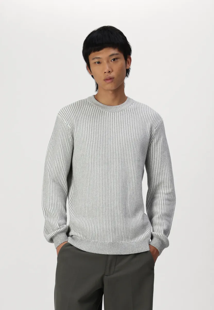 ONSCALLE LIFE  - Strickpullover - dark grey melange