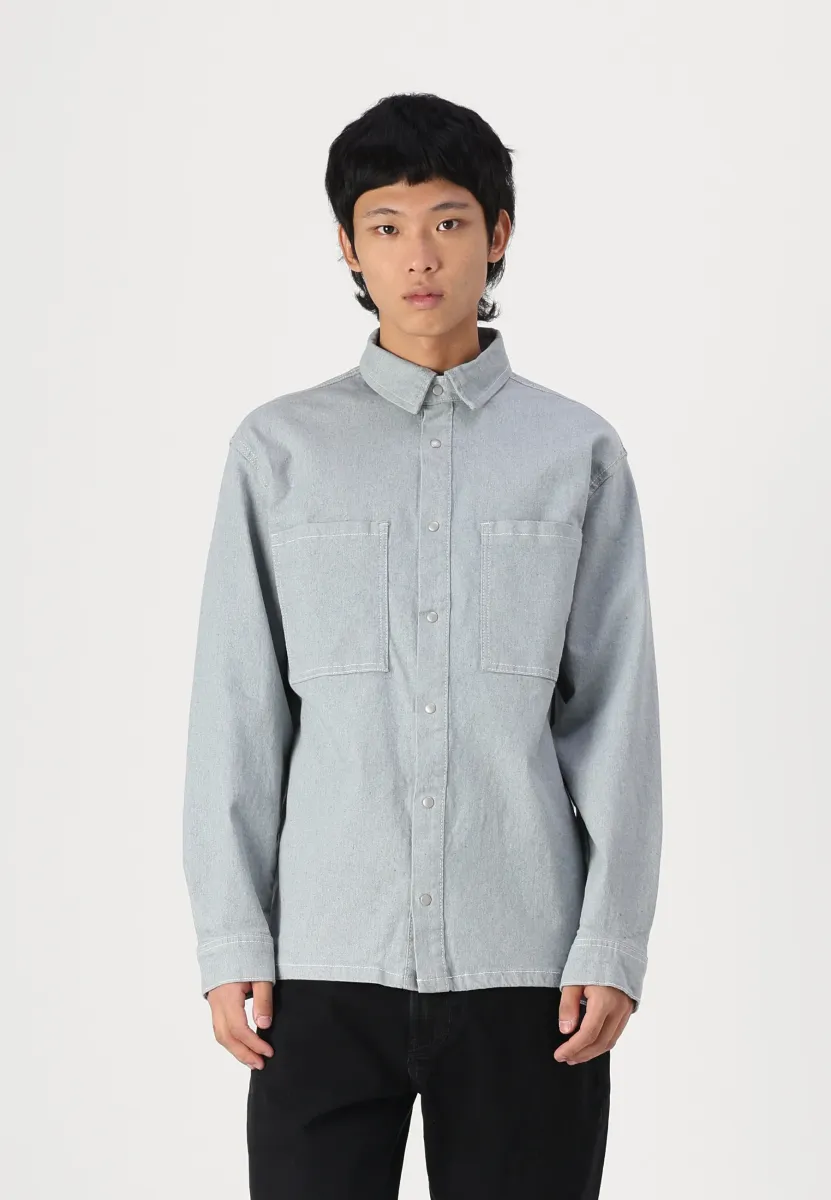 ONSDAGO REVIVE OVERSHIRT - Hemd - light grey denim