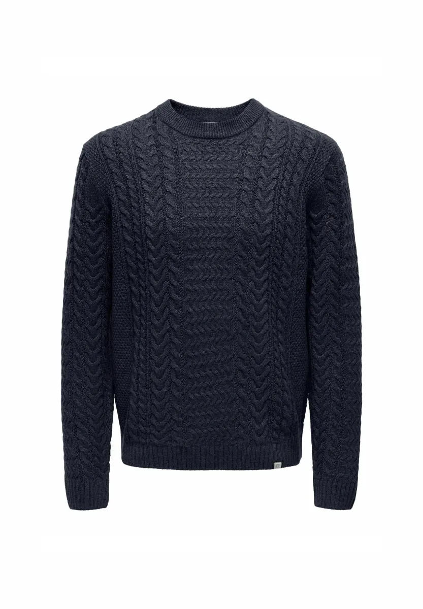 ONSFLETCHER  - Strickpullover - dark navy