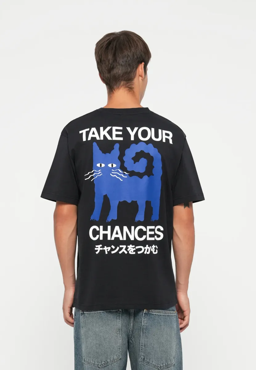 ONSFRED PLATINI TEE - T-Shirt print - black