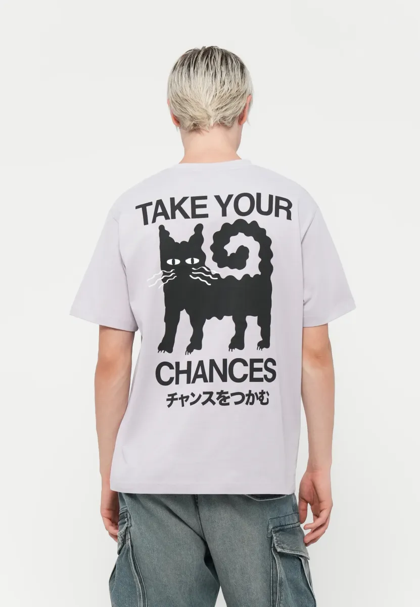 ONSFRED PLATINI TEE - T-Shirt print - thistle