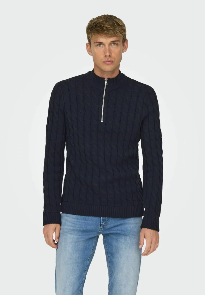 ONSKICKER - Strickpullover - dark navy