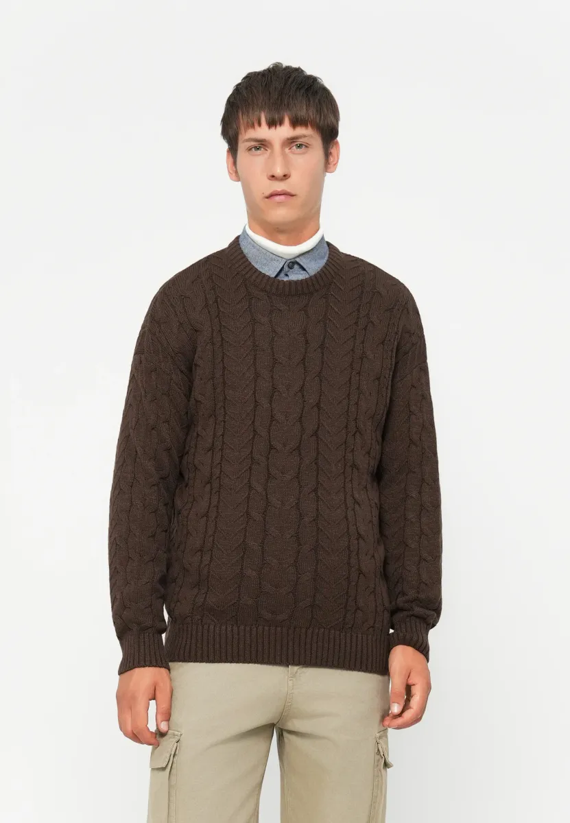 ONSMACK CREW NECK  - Strickpullover - demitasse
