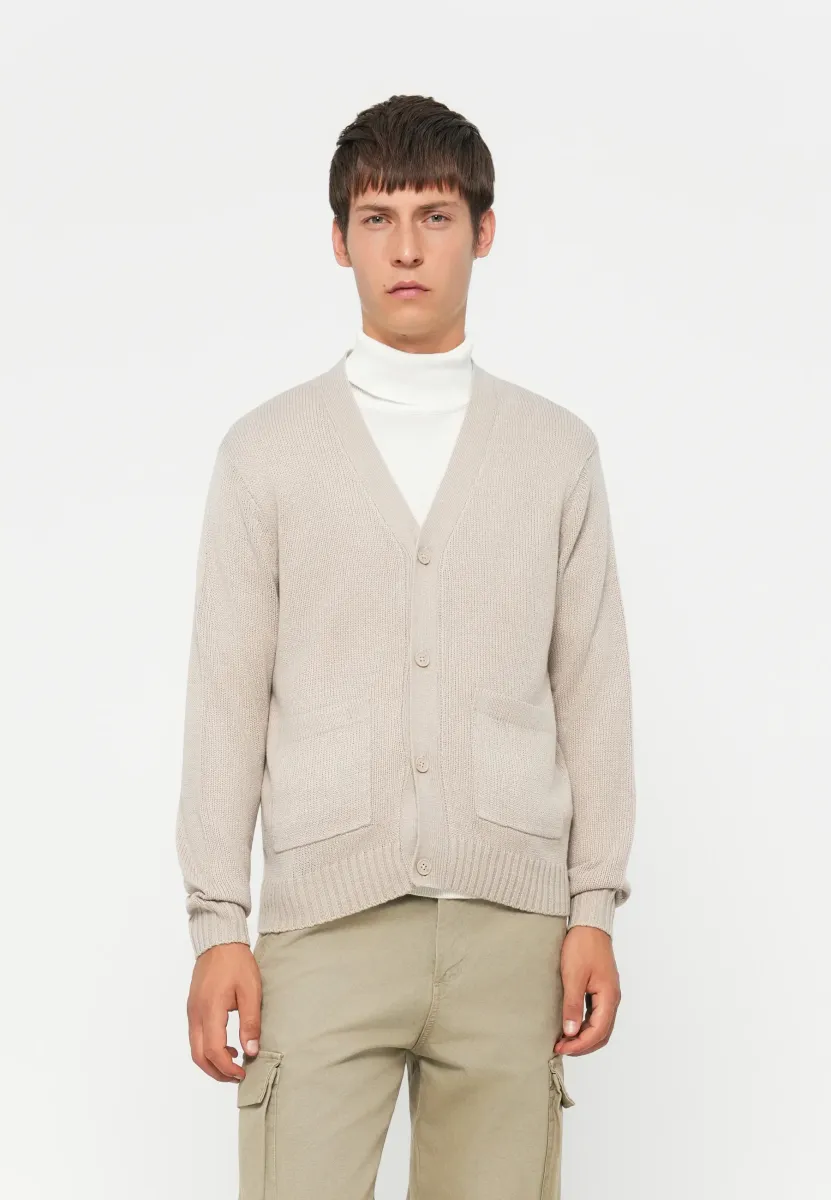 ONSMAJOR CARDIGAN - Strickjacke - silver lining