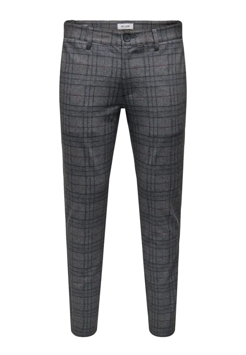 ONSMARK TAP CHECK PANT - Stoffhose - dress blues