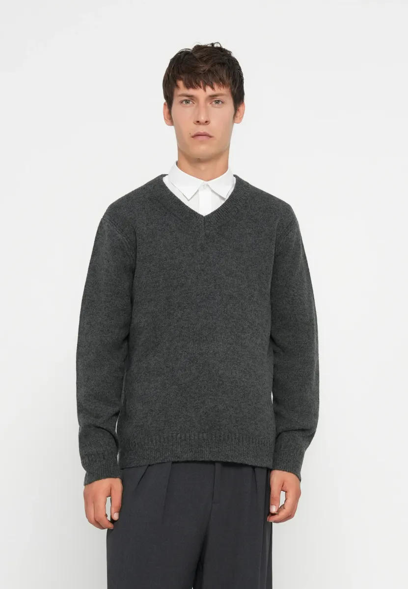 ONSMOVE V NECK - Strickpullover - black