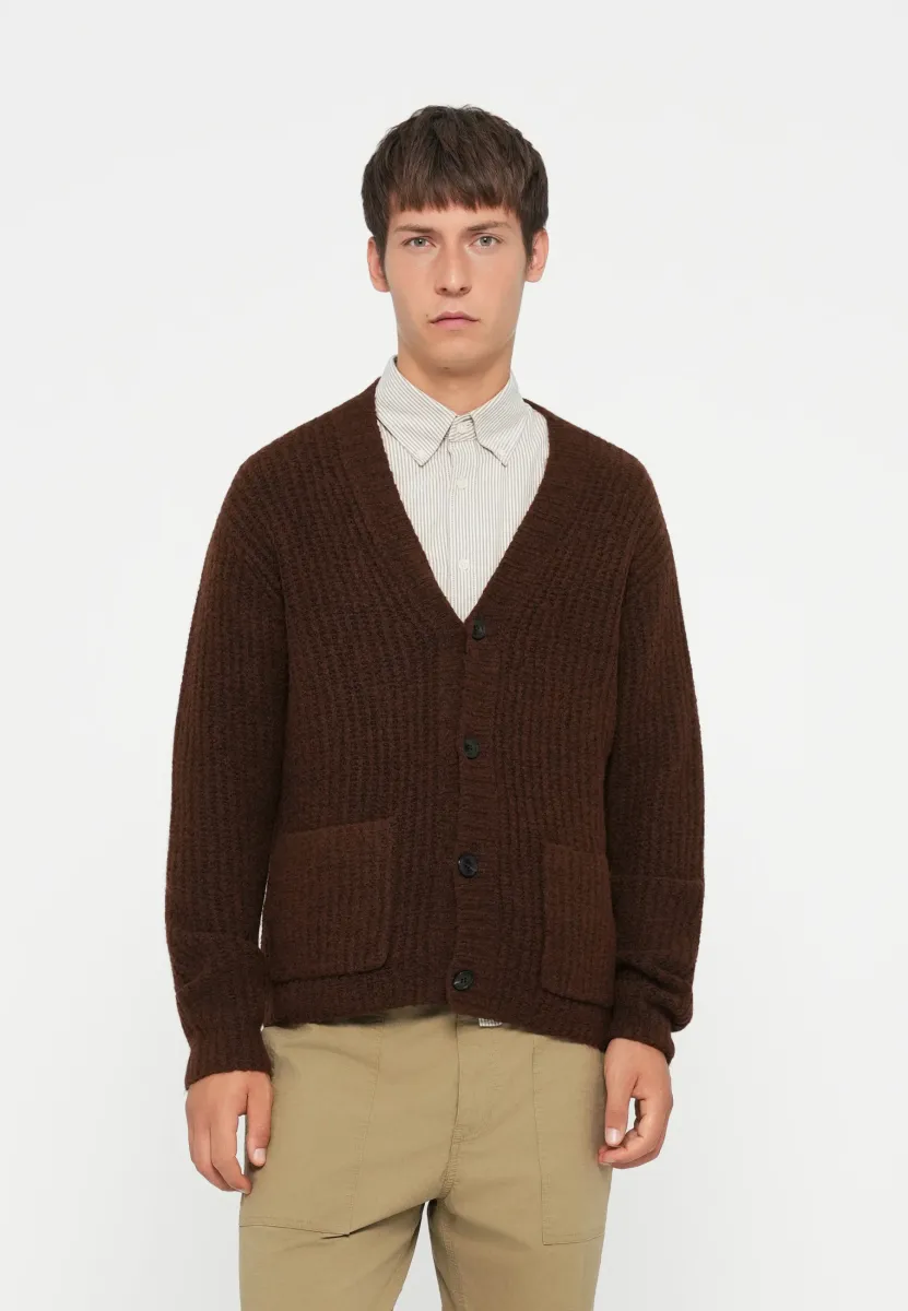 ONSPAW CARDIGAN - Strickjacke - coffee bean
