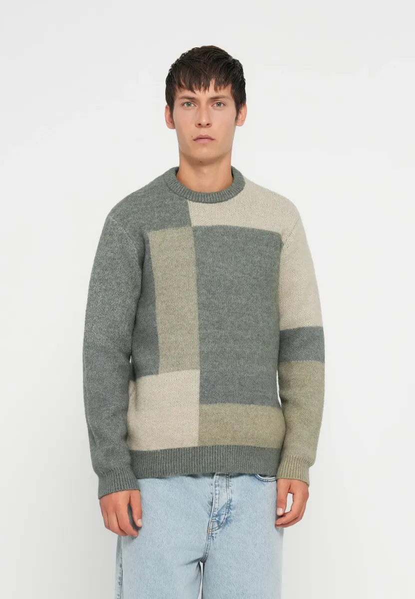 ONSTYLER LIFE CREW - Strickpullover - grey