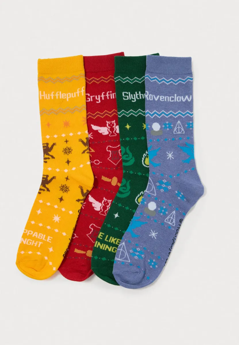 ONSXMAS BOX SOCKS 4 PACK - Socken - pompeian red