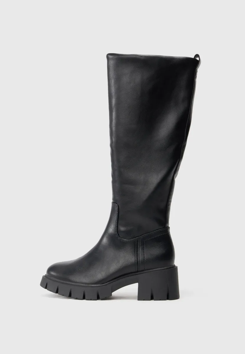 OPAELLE - Plateaustiefel - other black