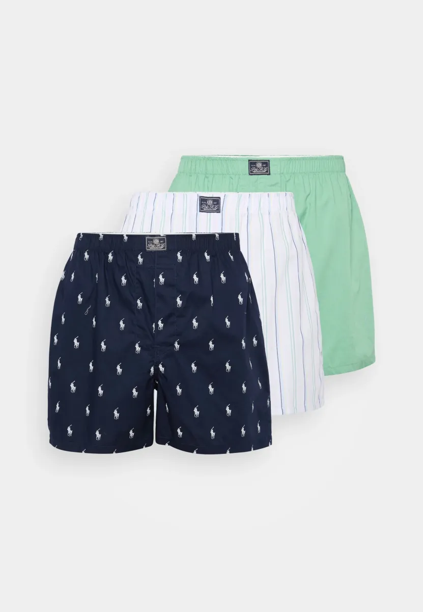 OPEN 3 PACK - Boxershorts - pistachio/navy
