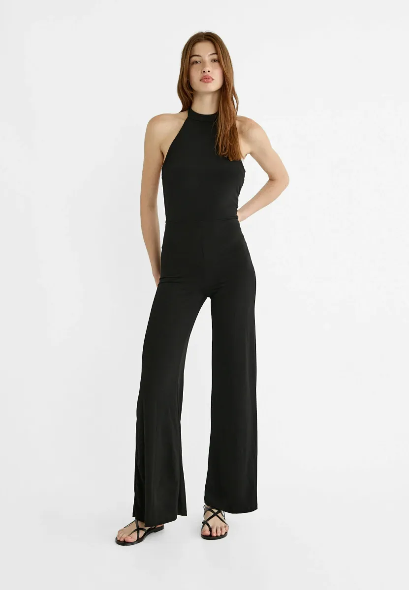 OPEN BACK - Jumpsuit - black