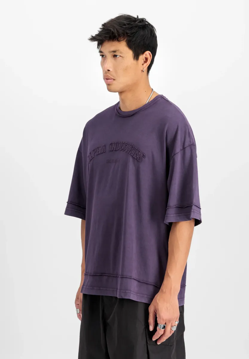 OPEN EDGE - T-Shirt print - plum