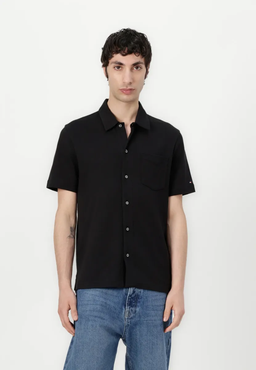 OPEN FULL PLACKET - Hemd - black