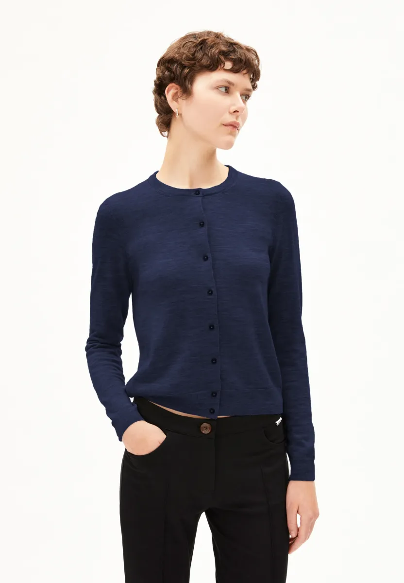 OPHALIAA - Strickjacke - tinted navy