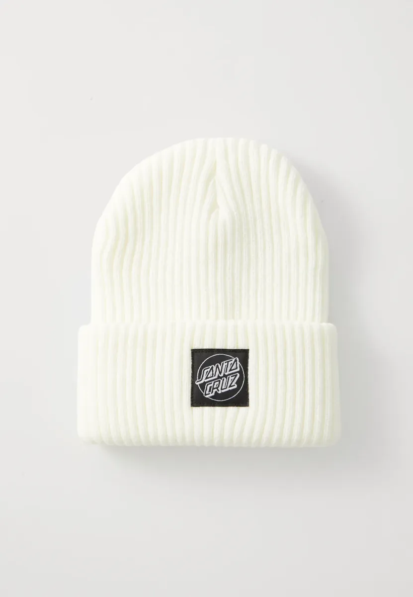 OPUS DOT LABEL BEANIE UNISEX - Mütze - unbleached