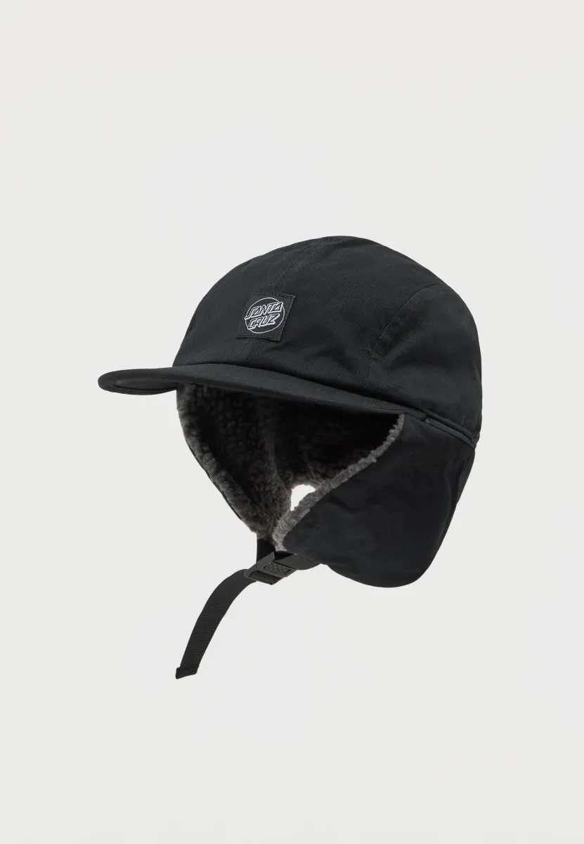OPUS DOT LABEL TRAPPER UNISEX - Cap - black