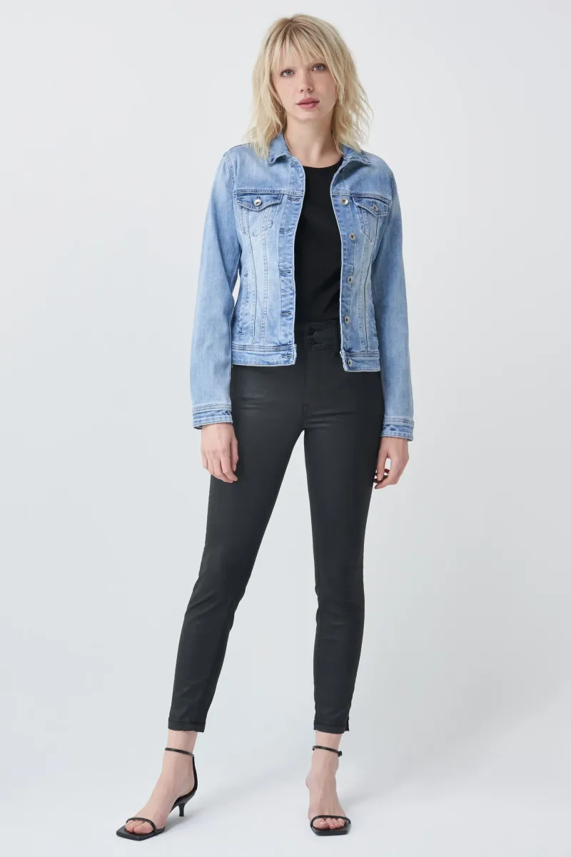 ORANGE - Jeansjacke - Blue