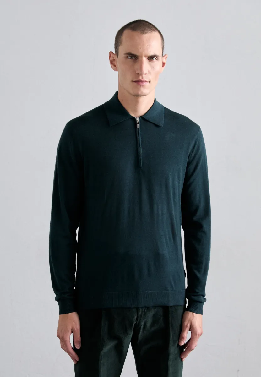 ORBIT - Strickpullover - midnight green