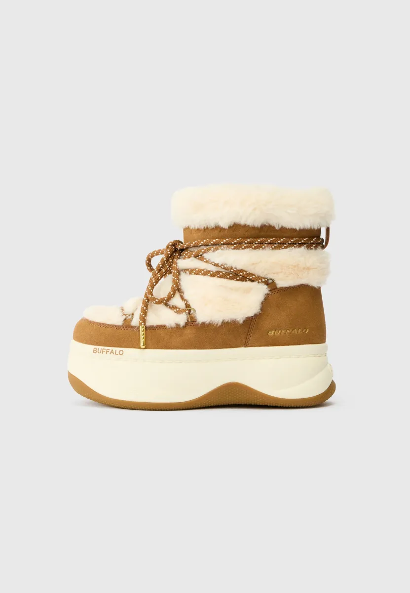 ORCUS - Snowboot/Winterstiefel - cognac/cream