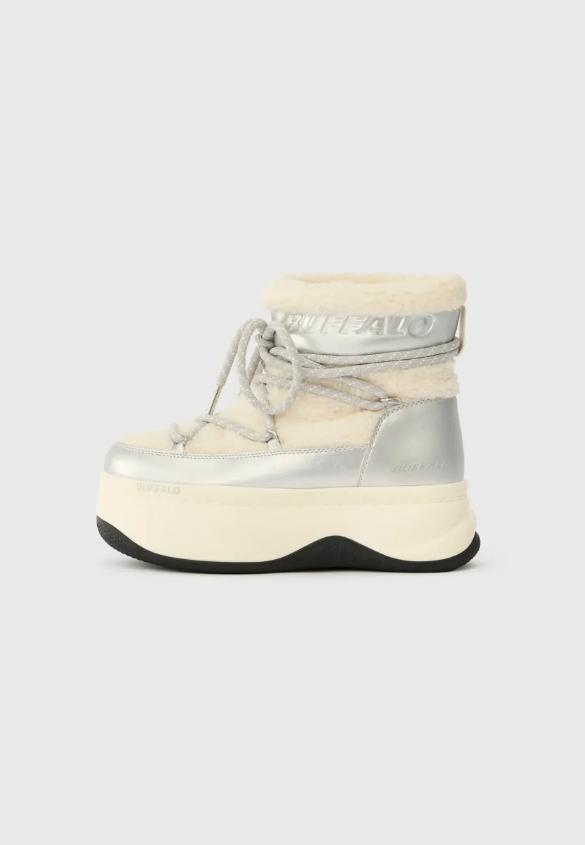 ORCUS - Snowboot/Winterstiefel - silver-coloured/cream