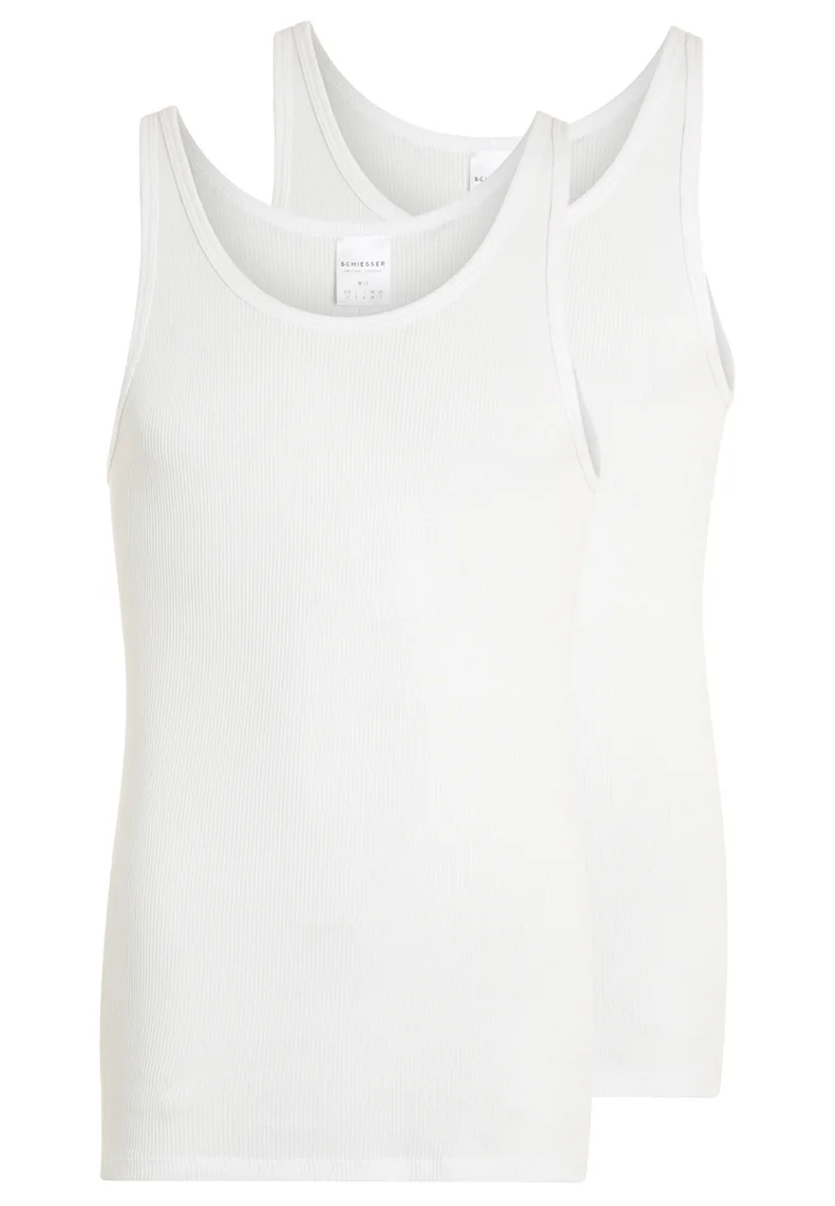 ORIGINAL CLASSICS DOPPELRIPP 2 PACK - Unterhemd/-shirt - white