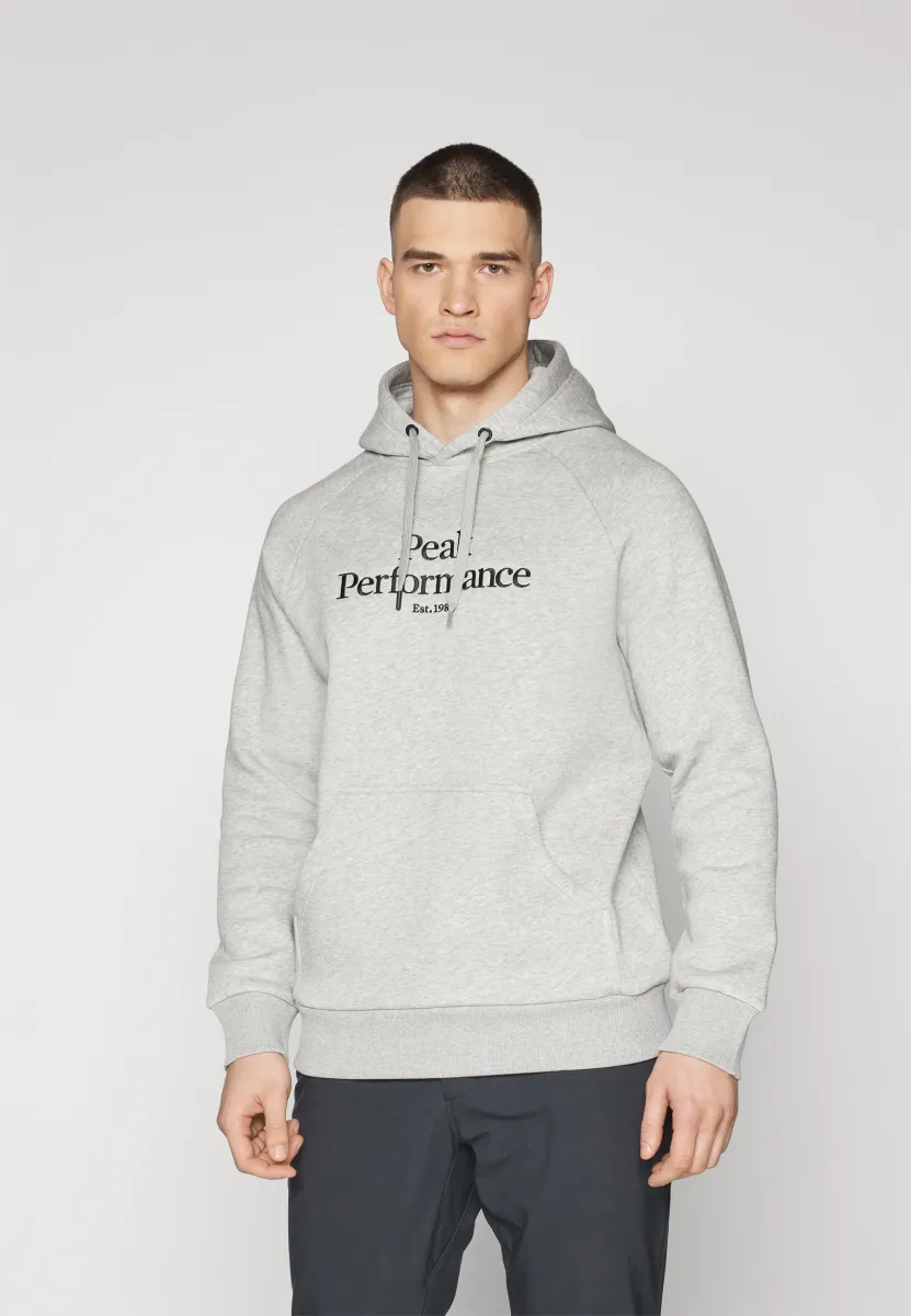 ORIGINAL - Kapuzenpullover - grey melange/black