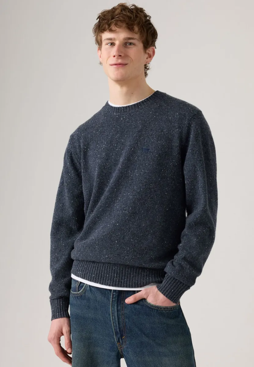 ORIGINAL  - Strickpullover - neppy fleck dress blues
