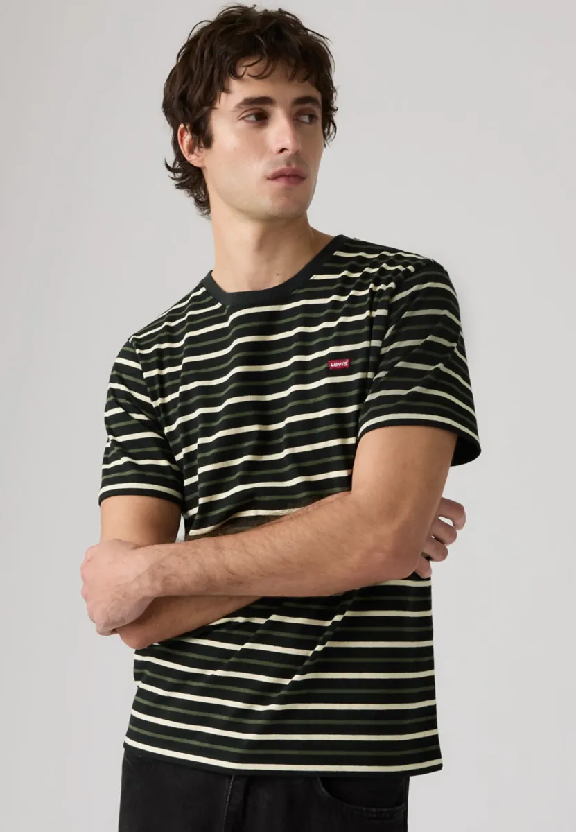 ORIGINAL TEE - T-Shirt basic - andor stripe jet black