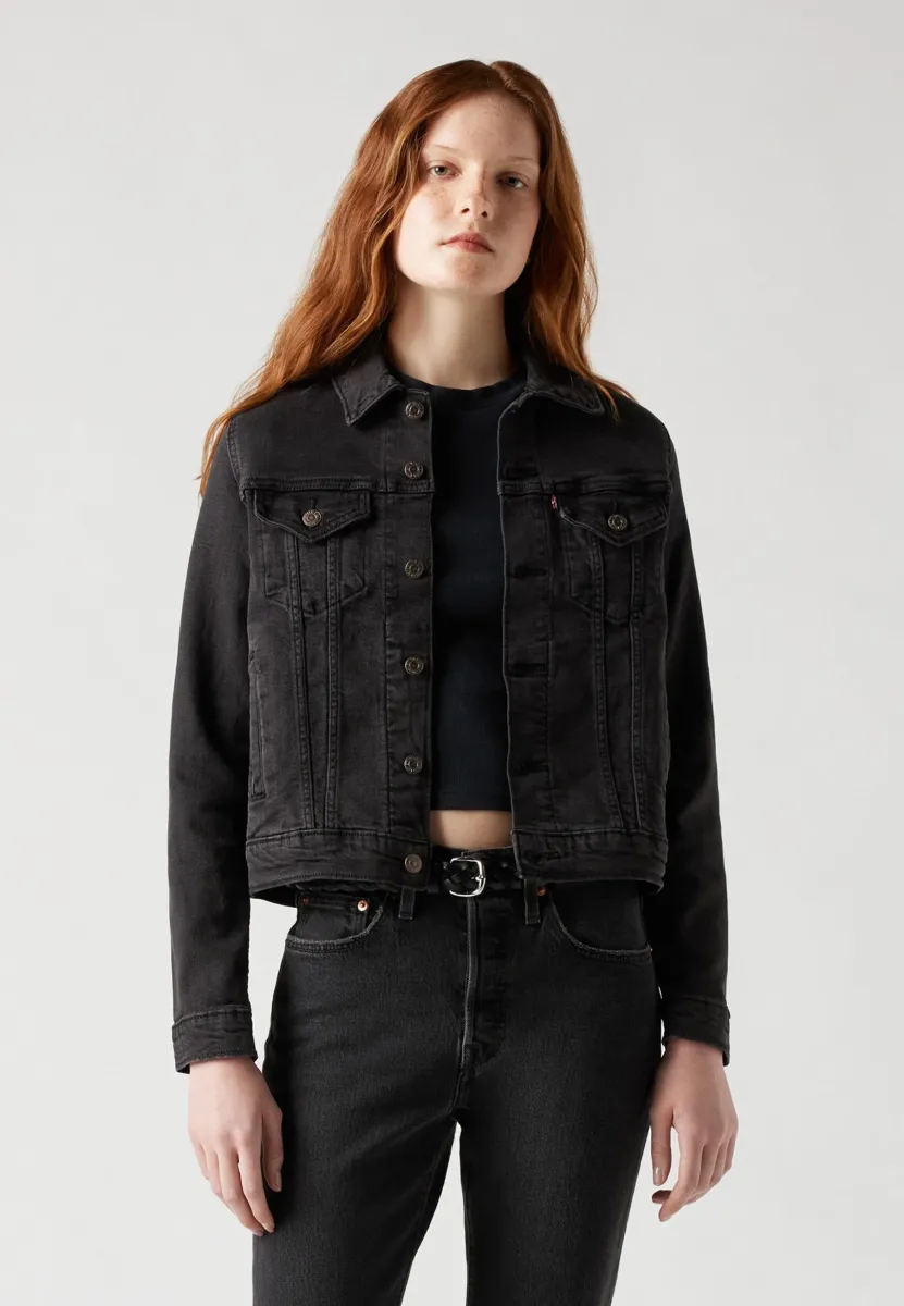 ORIGINAL TRUCKER - Jeansjacke - black