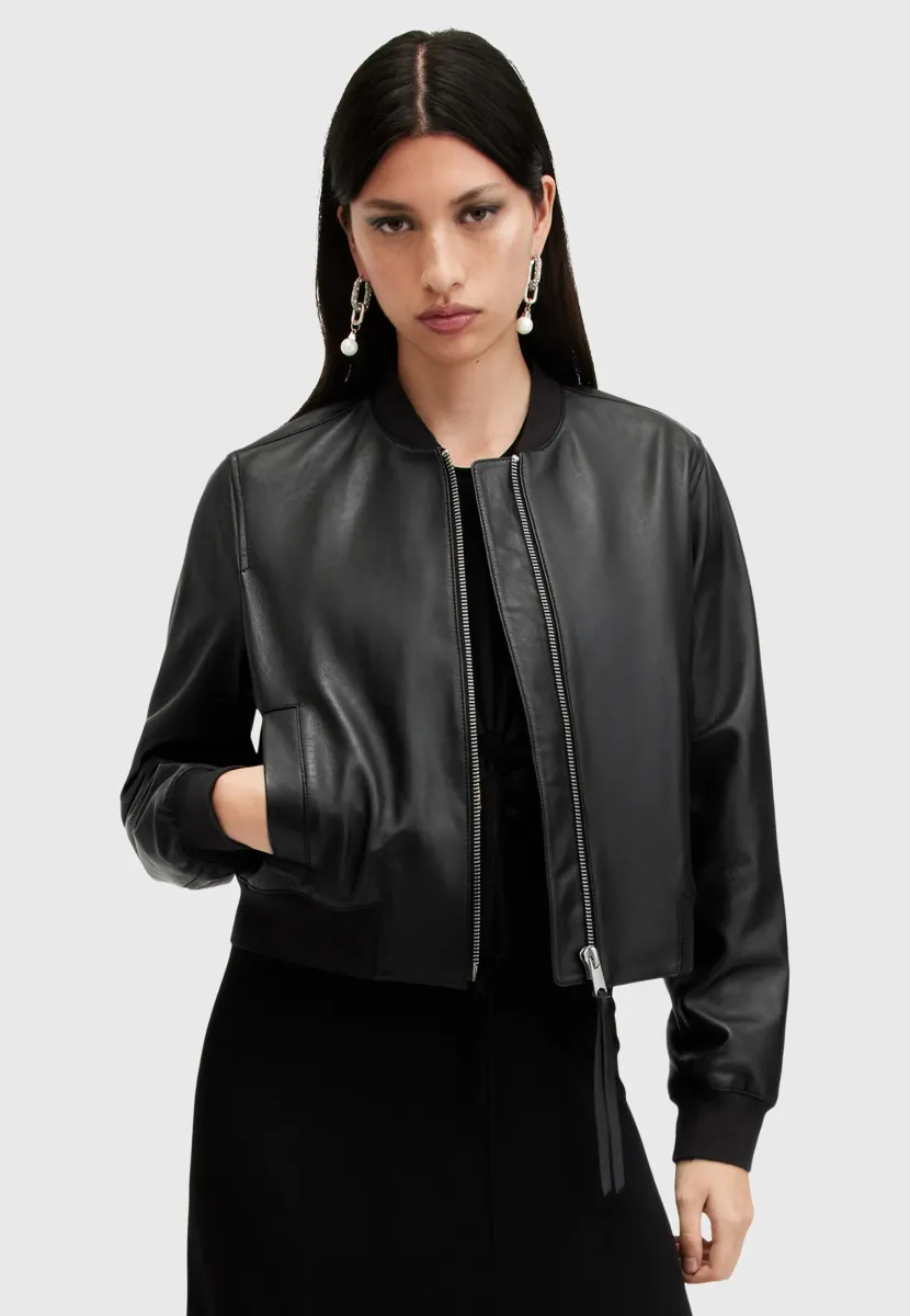 ORTEN - Bomberjacke - black