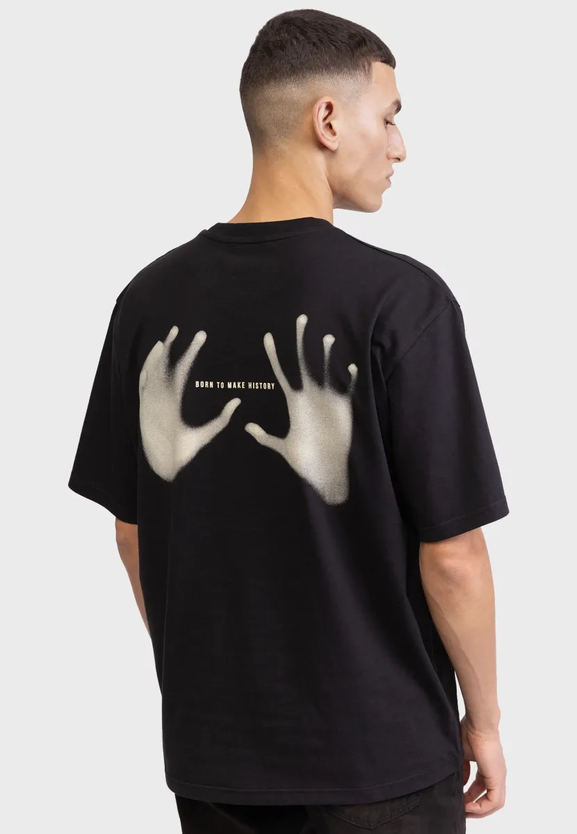 OSMAN - T-Shirt print - black