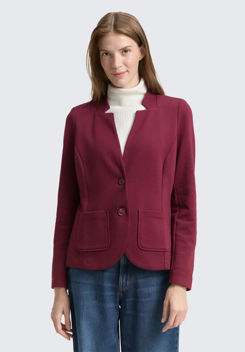 OTTOMAN STRUCTURE - Blazer - bordeaux red