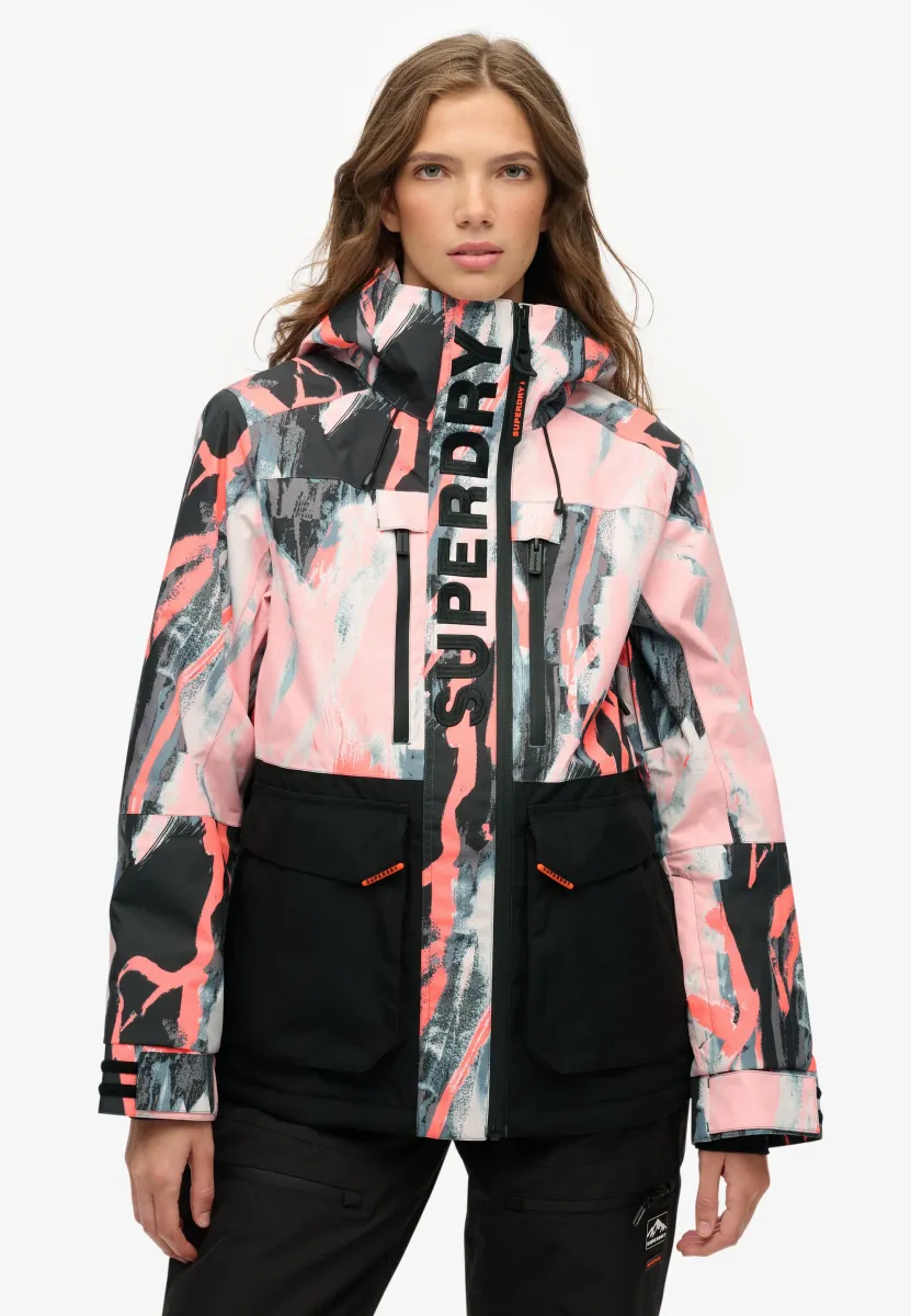 Outdoorjacke - new brush stroke aop