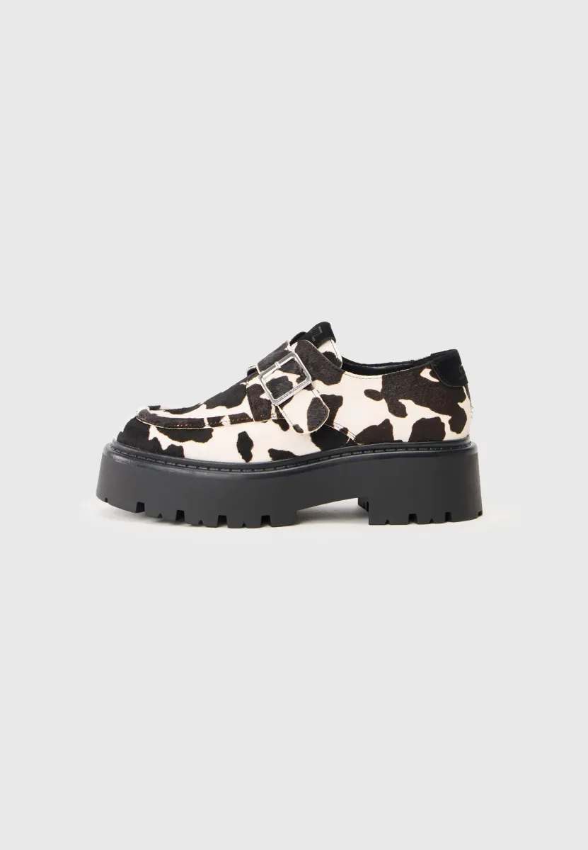 OUTLOOK - Slipper - black/white