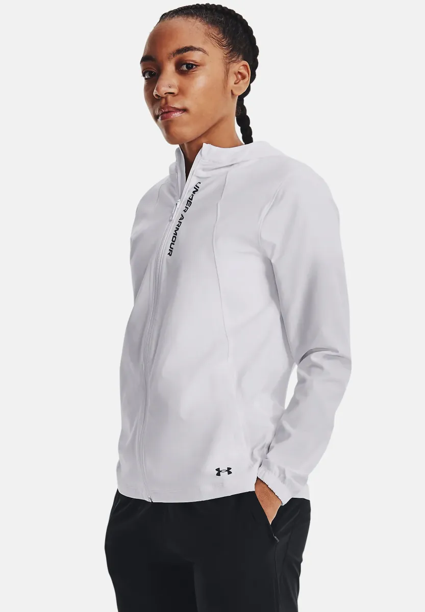 OUTRUN THE STORM - Laufjacke - white reflective