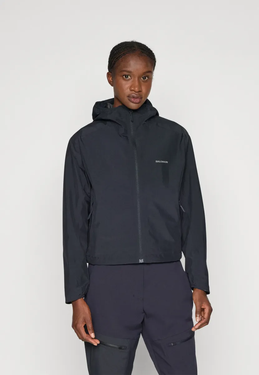 OUTSCAPE SHORT  - Regenjacke / wasserabweisende Jacke - deep black