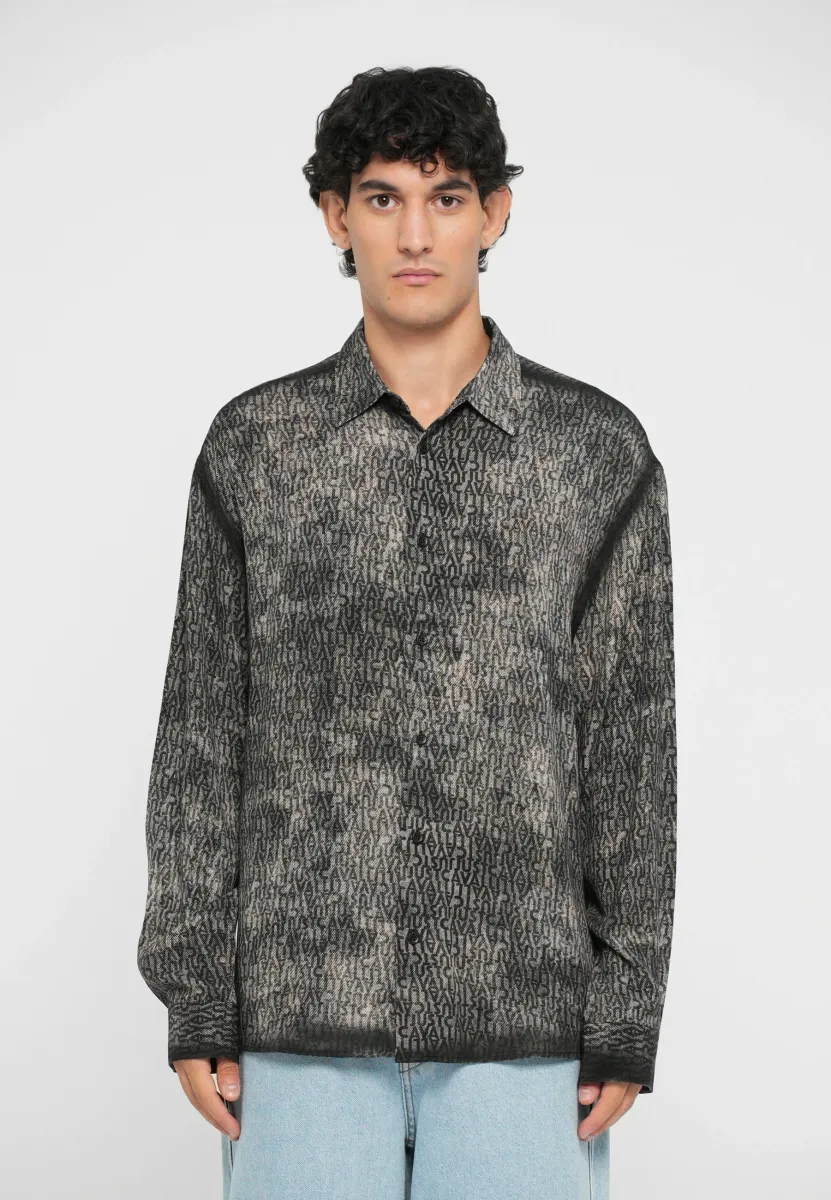 OVER - Hemd - moon rock/nero