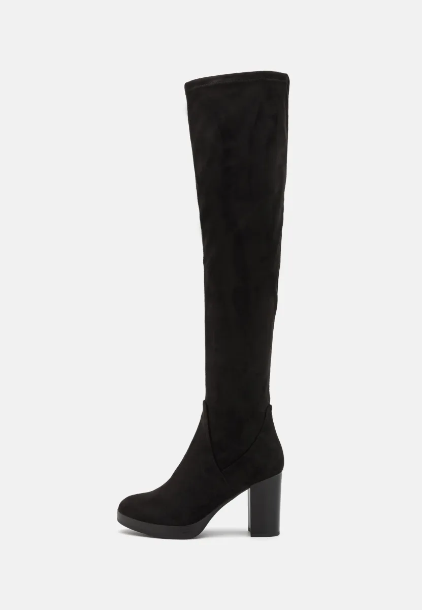 Overknees - black