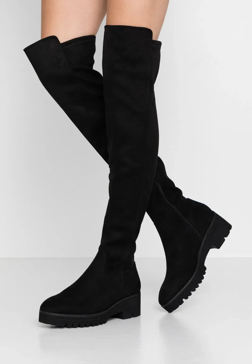 Overknees - black